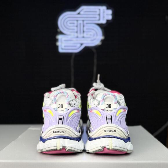 Balenciaga Runner White/Pink/Lime - Picture 6 of 6